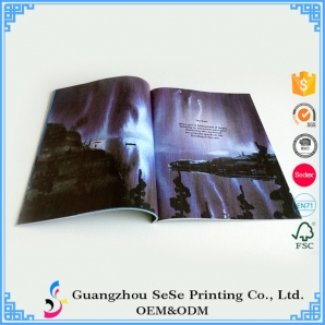 China Custom a4 size magazine printing with high quality