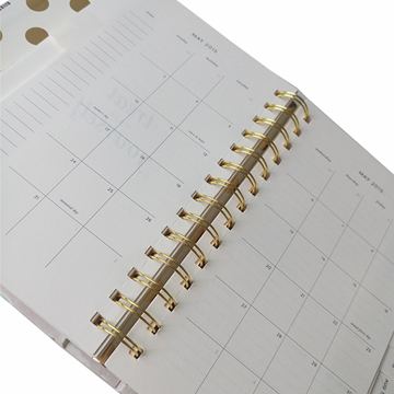 Custom printing recycle spiral notebook with Elastic bandage (2)