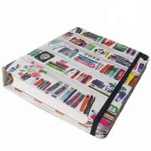 Custom printing recycle spiral notebook with Elastic bandage