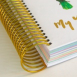spiral binding hardcover notebook
