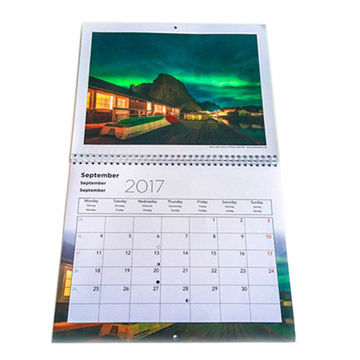China paper printing service custom calendar printing