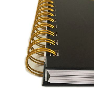 OEM metal sprial ring binders planner notebook printing