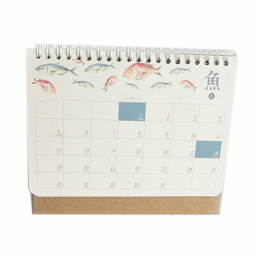 Wholesale custom high quality Custom Print Standard Desk English Arabic Calendar