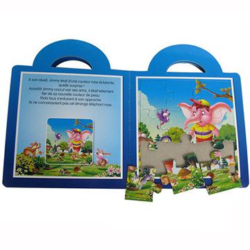 Custom Children Full Color Puzzle Book Printing wholesale