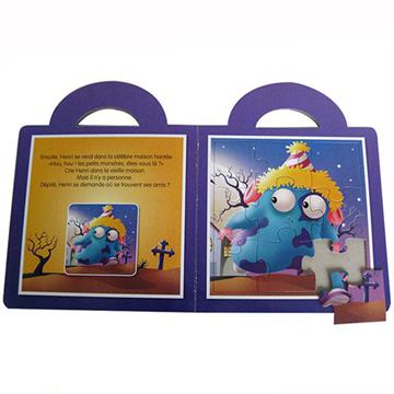 Custom Children Full Color Puzzle Book Printing wholesale