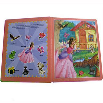 Custom Eco Friendly children Puzzle books printing