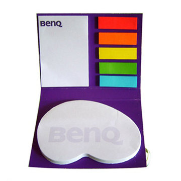 Customize die cut shaped colorful sticky note for promotion