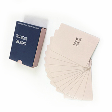 Custom print Blank playing cards, paper playing card wholesale