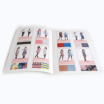 Art paper sasddle stitching clothing catalog printing in china (5)