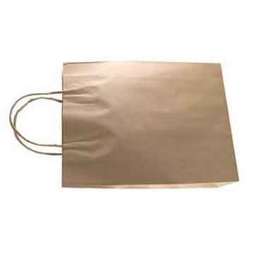 100% Recycled Kraft Shopping Bags