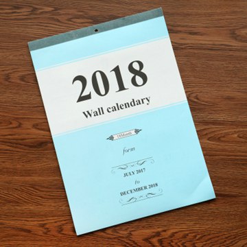 2017 2018 Wall Calendar Printing services