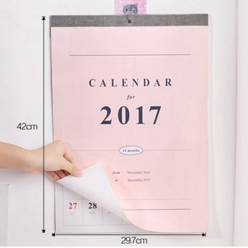 Fashionable calendar - desk calendar with paper printing