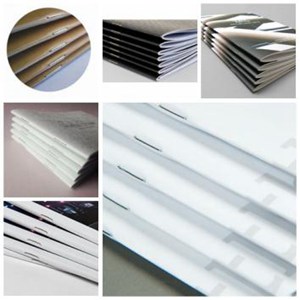 custom saddle stitching binding book