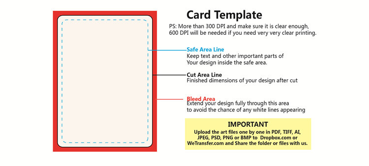 card game printing services