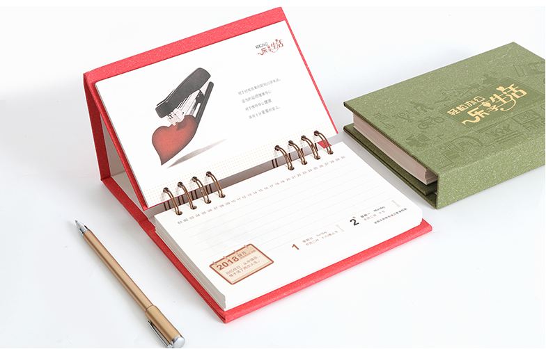 Cheap custom full color desk calendar printing