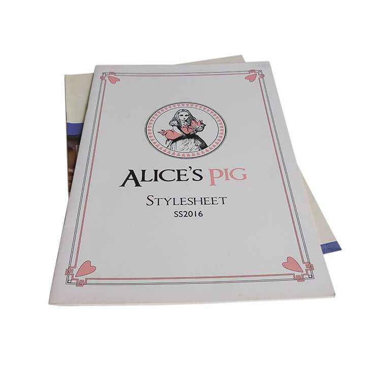 Catalog printing service - saddle stitch brochure printing