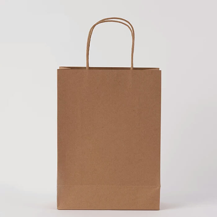 Custom printed hand gift shopping paper bag