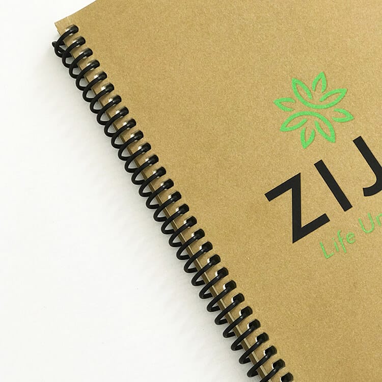 Soft cover journal with custom logo