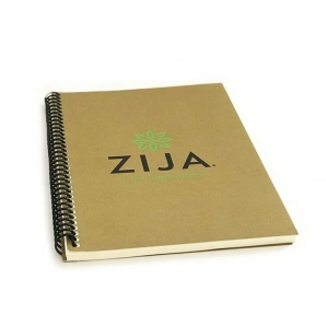 Soft cover journal with custom logo