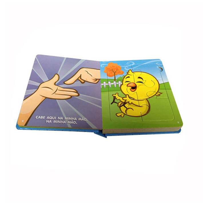 high quality China Printer Hardcover baby board book puzzle printing