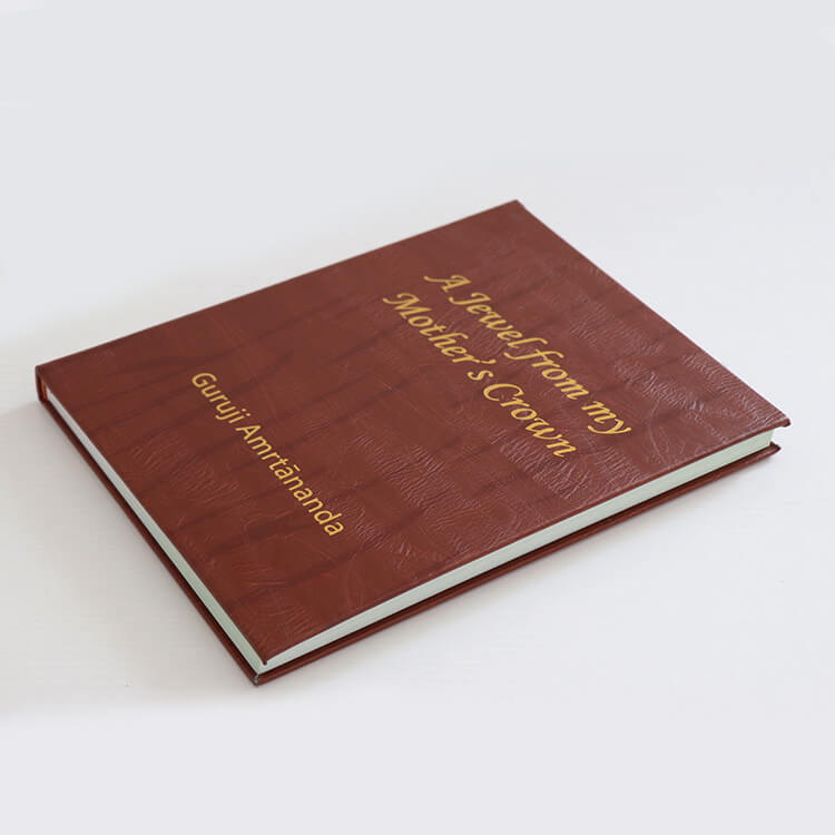 Gold Foil Cover Book - Cheap Leather Book Printing Services