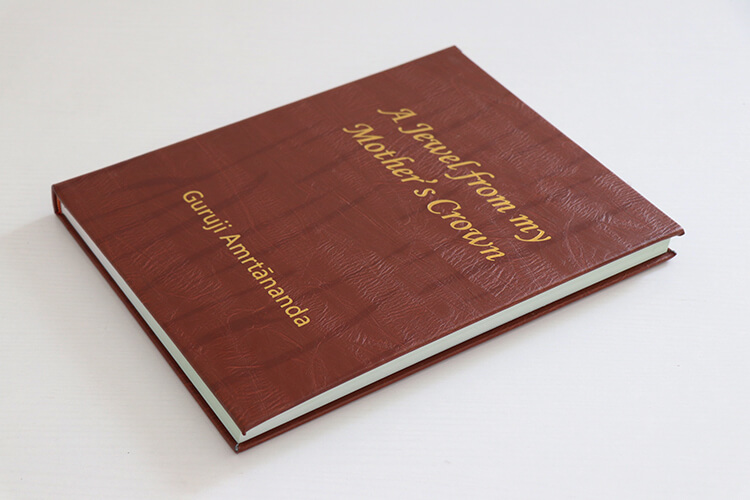 Gold Foil Cover Book - Cheap Leather Book Printing Services high quality