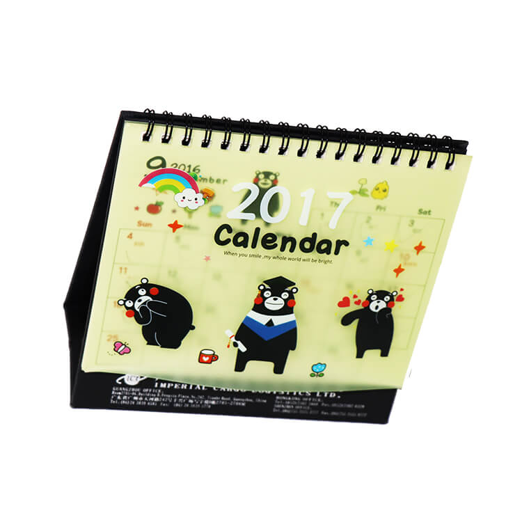 Cheap custom wall calendar desk calendar printing