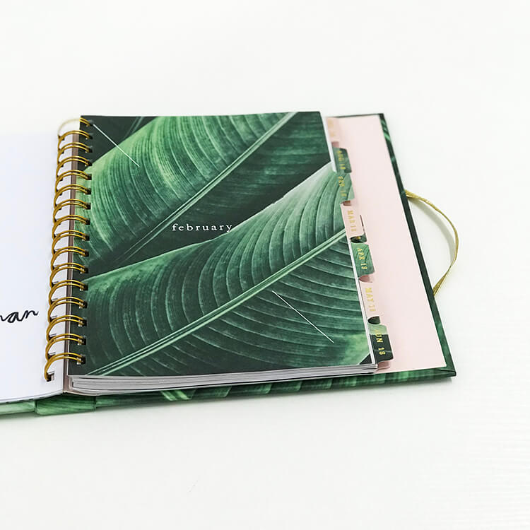 Metal Wire o binding notebook eco friendly