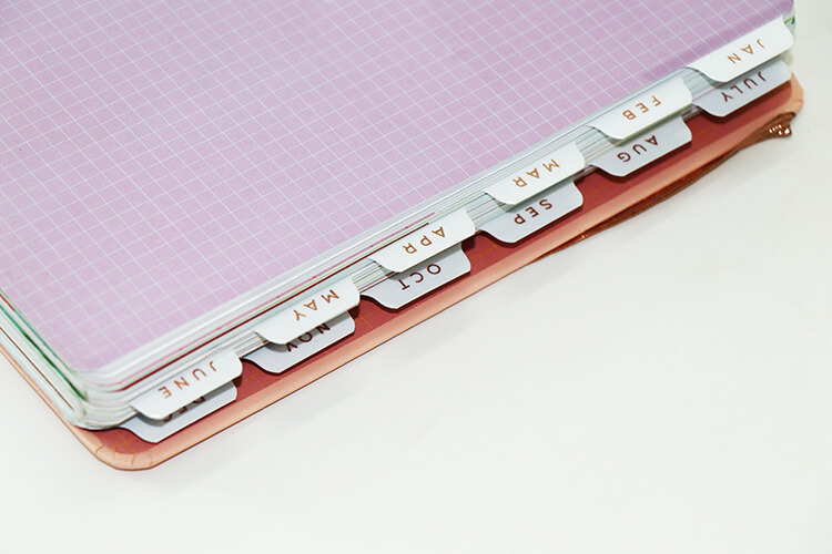 Spiral Bound Organizer - Customized 2019 2020 Daily Calendar Notebook (3)