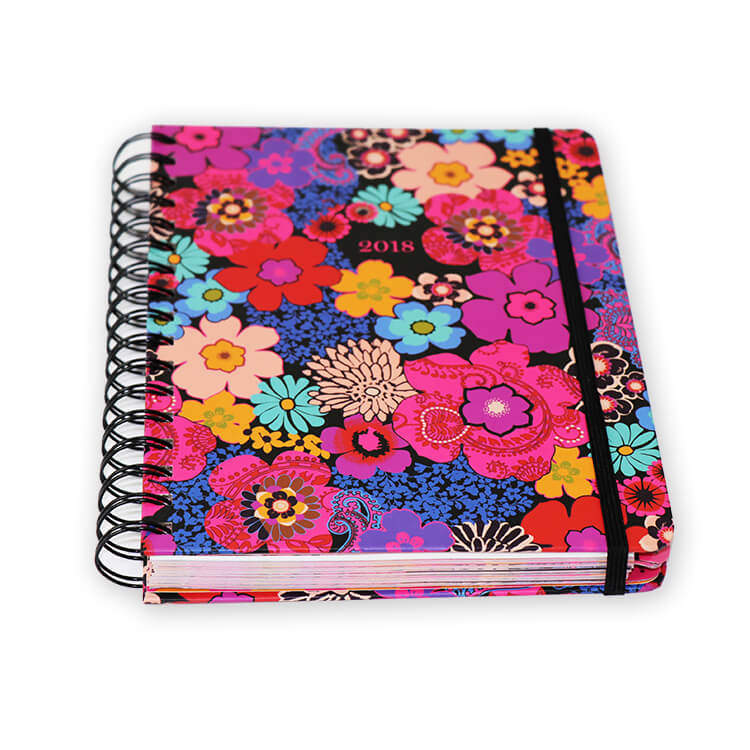 Spiral Bound Organizer - Customized 2019 2020 Daily Calendar Notebook (5)