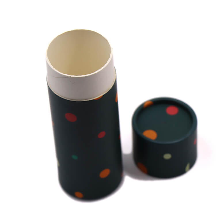 Custom Design Paper Cardboard Round Tube Gift Box Printing