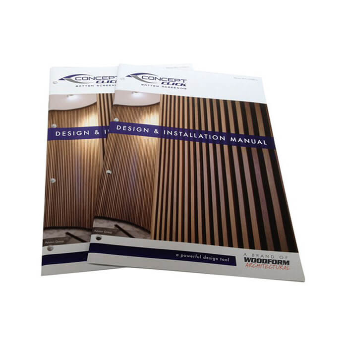 Cheap custom design product brochure advertising flyer instruction brochure printing