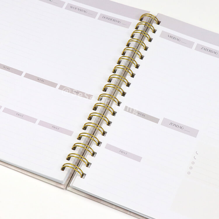 Eco Friendly Design Your Own Marble Notebook Planner Custom A5 Affirmation Journal Planner Workout
