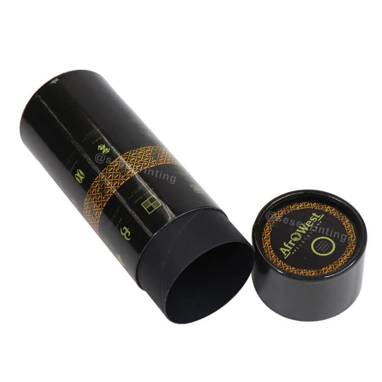 OEM Candle Packaging Boxes Custom Printed Cardboard Tube Packaging Box Cylinder Paper Box Printed