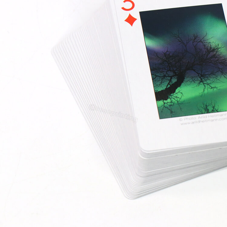 Custom Printing Advertising Paper Poker Playing Cards with Your Own Logo