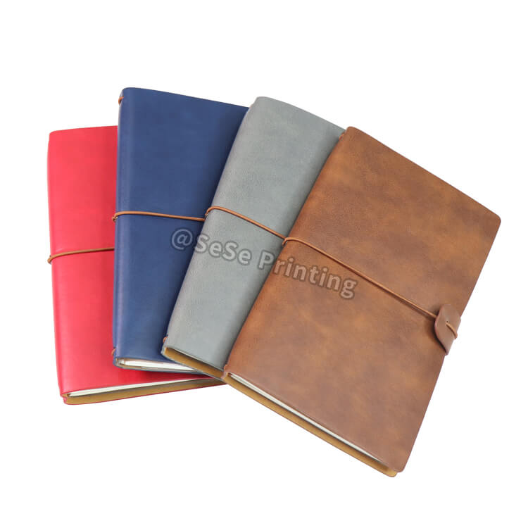 A5 Loose-leaf Diary Custom Business Office Leather Notebook Travel Journal