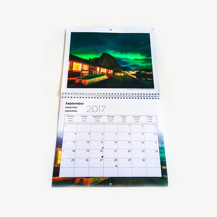 New Desk Factory Calendar Printing Table Calendar and Wall Calendar Printing