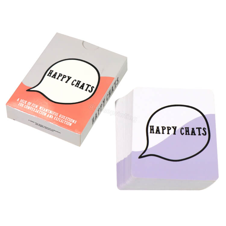 Customized Adult Question Card Game Family Card Game Manufacturers Printing Services