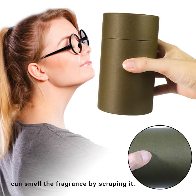 High Quality Custom Paper Tube Packaging Smell Cylinder Packaging Box
