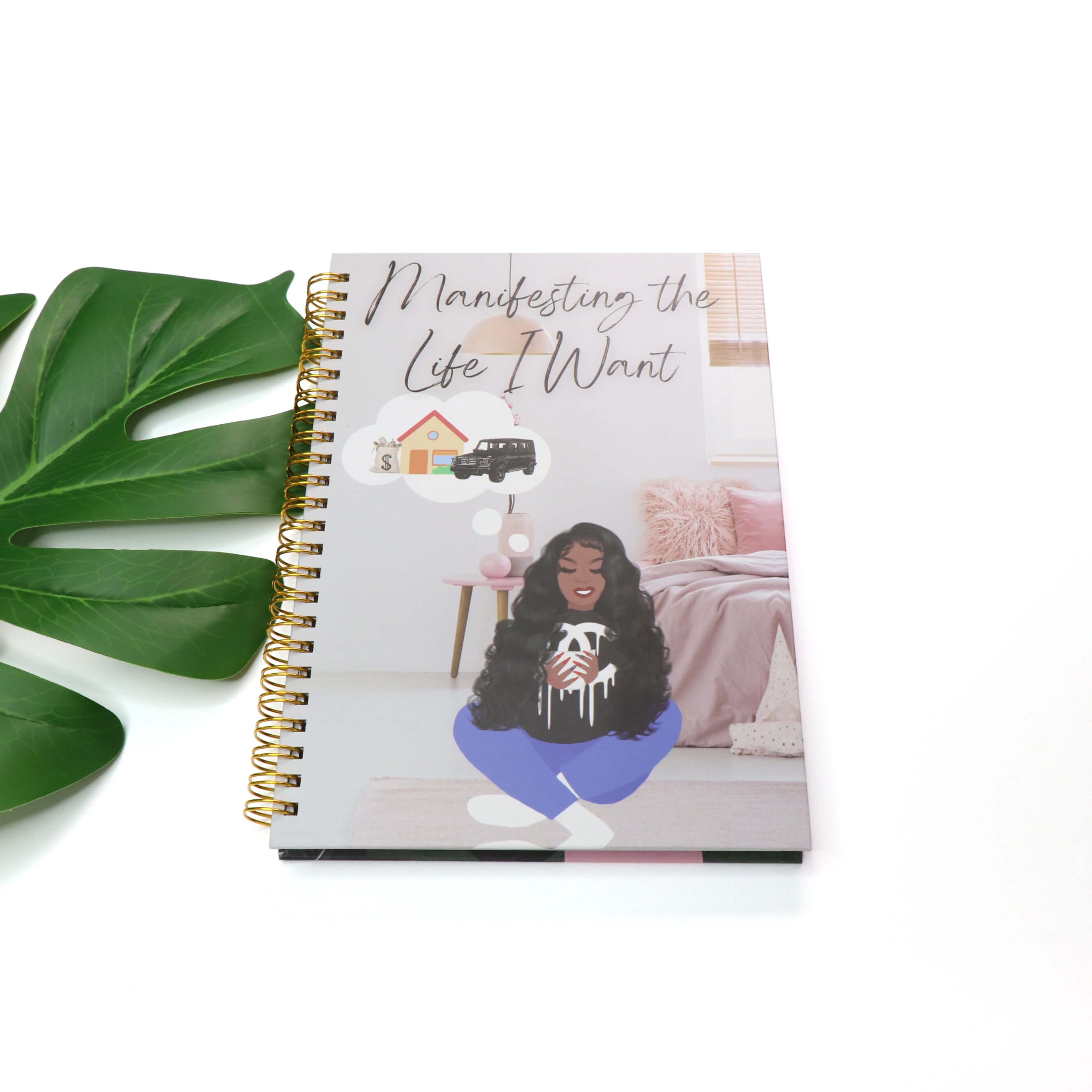 Custom Logo Notebook Manifest Your Dream Life Motivation Journals Diary Planners and Affirmations Journals