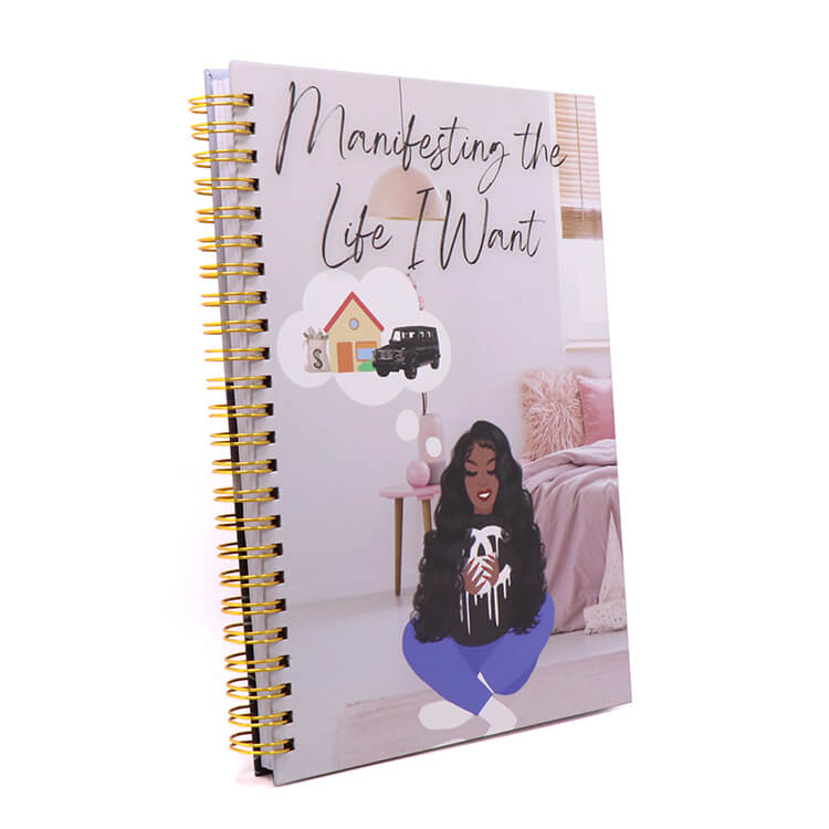 Custom Logo Notebook Manifest Your Dream Life Motivation Journals Diary Planners and Affirmations Journals