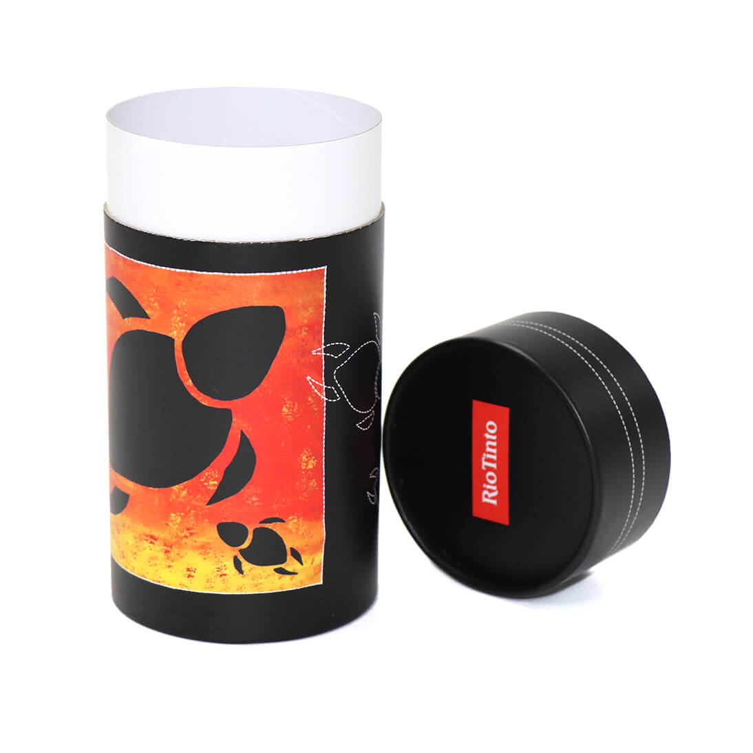 Custom Recyclable Cardboard Tube Cylinder Perfume Paper Packaging Box