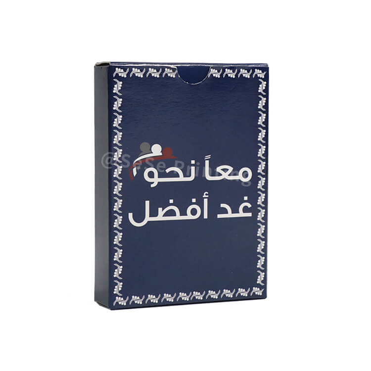 Custom Playing Card Game Printing Cardboard Poker Paper Playing Cards