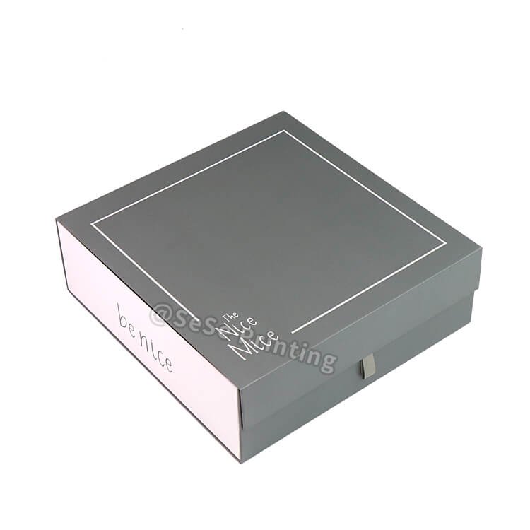 Custom Logo Paper Flat Packing Luxury Magnetic Gift Box Foldable Black Magnetic Gift Box