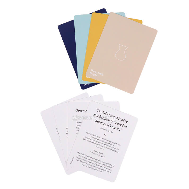 52 Preschool Thrive Learning prompts Playing Cards Inspirational Motivational Positive Affirmation Cards for Kids