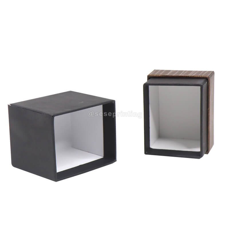 Custom Luxury Brown Cardboard Printing Packaging Paper Watch Boxes Gift Paper Packaging Jewelry Box Lid and Base Box
