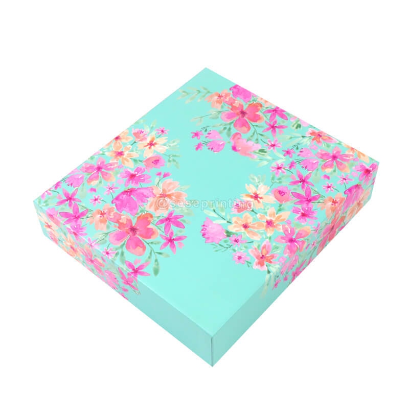 Custom Logo Rigid Cardboard Packing Boxes Luxury Paper Gift Box Packaging Lid and Base Box
