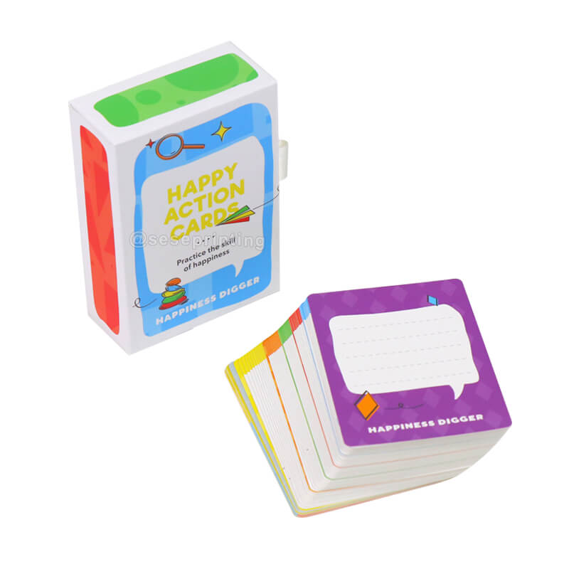 Design Front and Back Side Playing Cards Custom Full Coloring Card Game