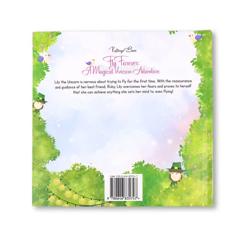 Custom Book Printing Hardcover Coated Paper Kids Children Story Book Print