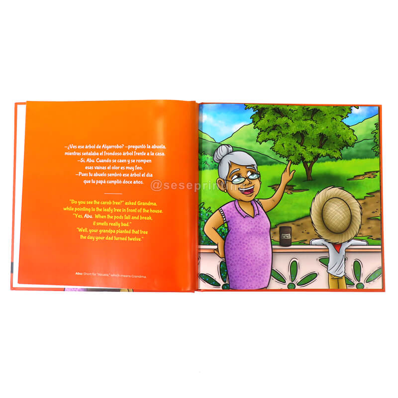 High Quality Children Book Printing Services Custom Hardcover Books for Kids Educational